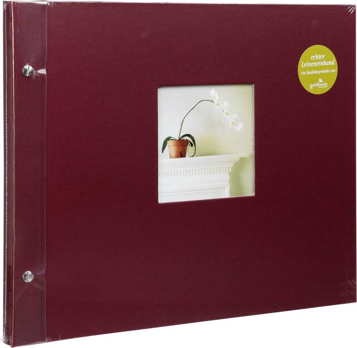 Actual product image Goldbuch Bella Vista bord. 39x31 screw album 40 white pages (39 x 31 cm)