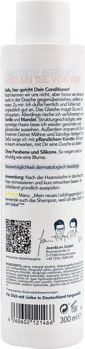 Produktbild Jean & Len Repair Conditioner Keratin und Mandel (300 ml)
