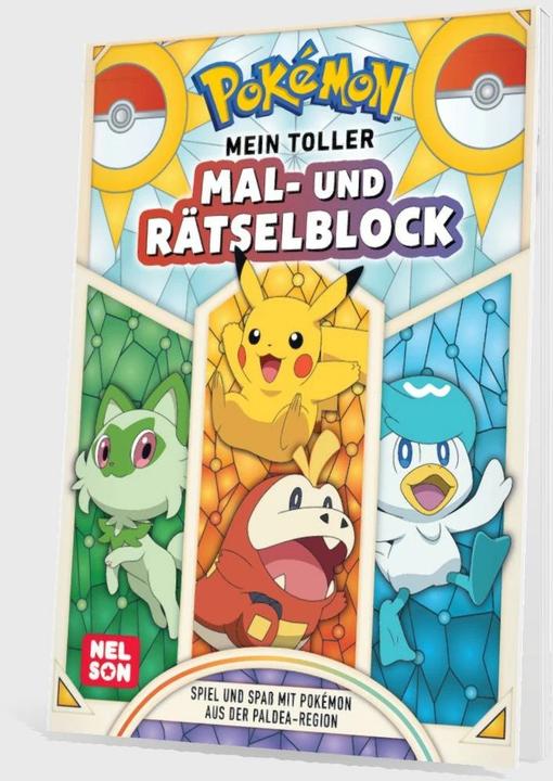 Produktbild Pokémon: Mein toller Mal- und Rätselblock