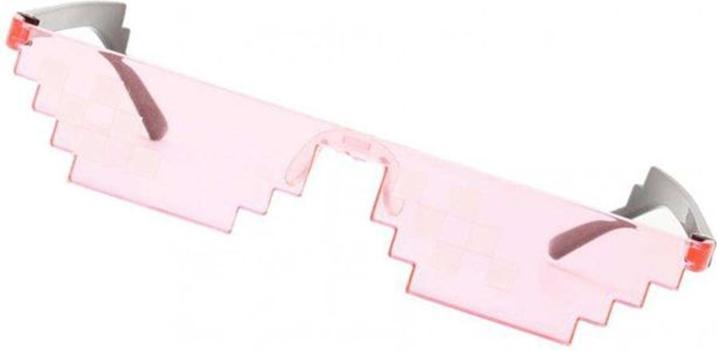 Produktbild JTI Einzigartige Sonnenbrille - 8-Bit-Pixel - Pink