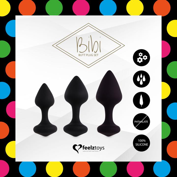 Actual product image FeelzToys Bibi Anal Plug Set
