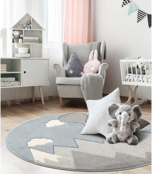 Immagine prodotto Scandic Living tappeto rotondo, montagne (Ø 133 cm)
