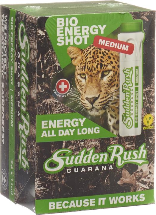 Actual product image Sudden Rush Guarana Organic (Passion fruit, 24 x)