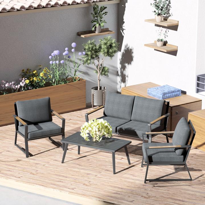 Immagine prodotto Outsunny Set di mobili da giardino con tavolo