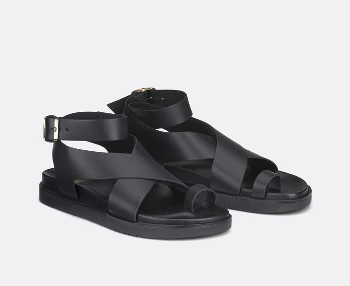 Produktbild La Redoute Collections Keilsandaletten aus Leder (38)