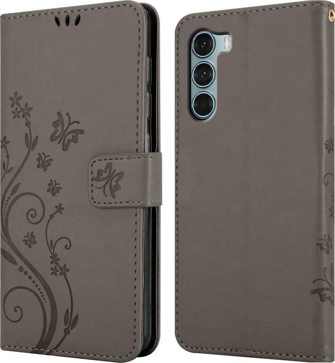 Immagine prodotto Cadorabo Custodia Flower Book (Motorola Moto G200 5G)