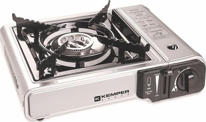 Immagine prodotto Kemper Fornello a gas da campeggio con accensione piezoelettrica integrata