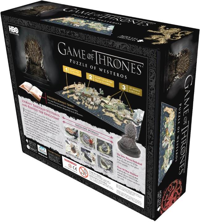 Image du produit 4D City Game of Thrones : Westeros (1400 pièces)