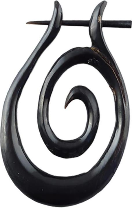Immagine prodotto Star Piercing Orecchino a spirale in corno di bufalo d'acqua (Organico, senza ottone)