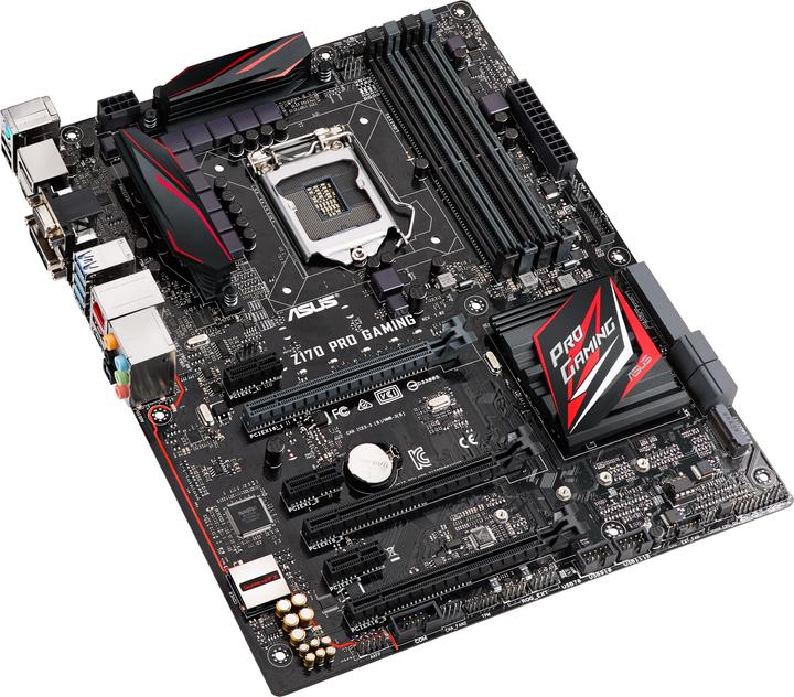 Actual product image ASUS Z170 Pro Gaming + 2x8gb LED RAM