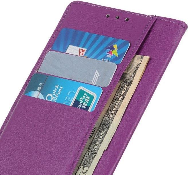 Actual product image MU Classic Litchi Leder Bookcover Series (Samsung Galaxy S24+, Samsung Galaxy S25)