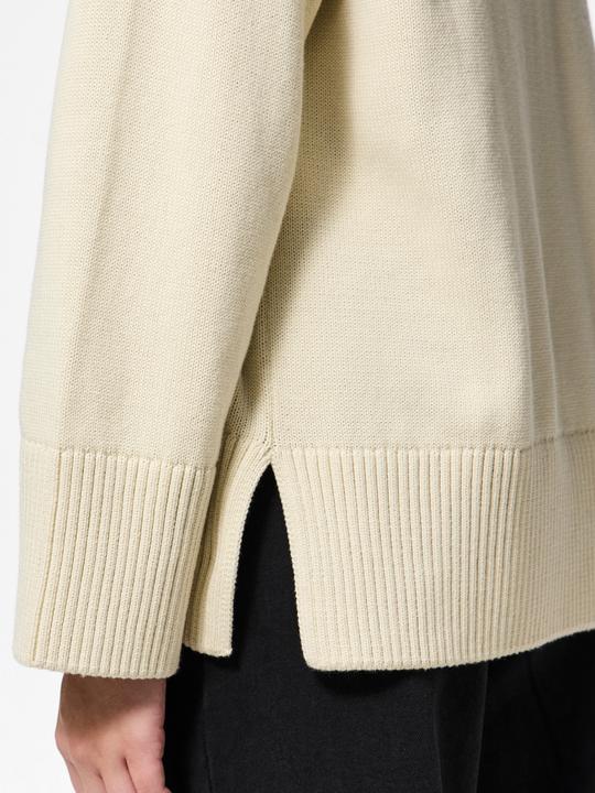 Actual product image Pieces Pcava Ls O-Neck Slit Knit Noos (XS)