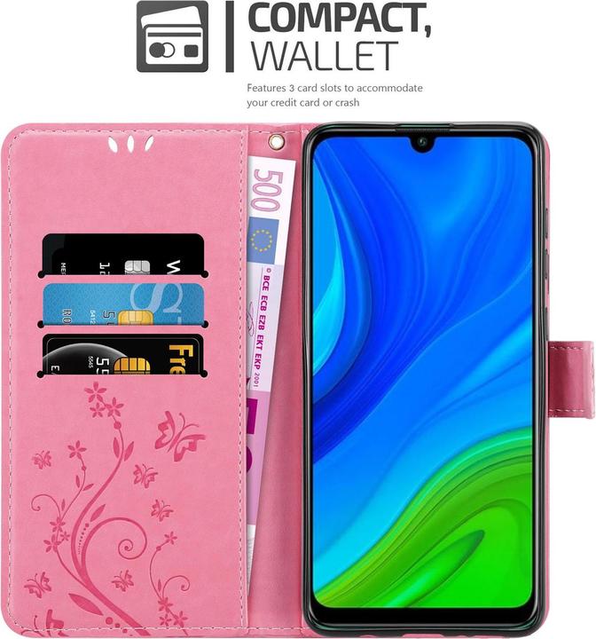 Produktbild Cadorabo Flower Book Cover (Huawei P Smart (2020))