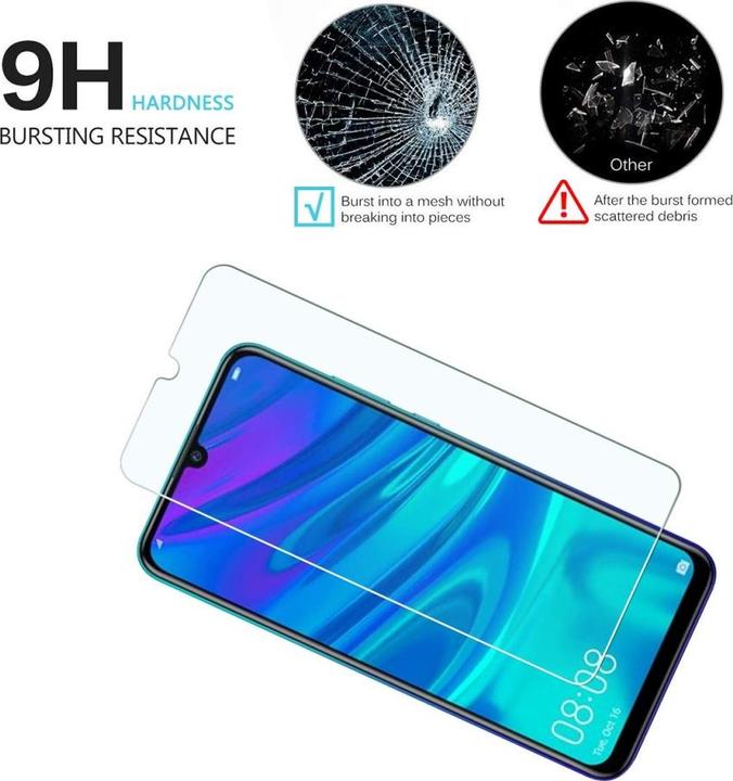 Actual product image Screenguard Huawei P Smart 2019 bulletproof glass protective film Case Friendly Design (1 Piece, Huawei P Smart+ (2019))