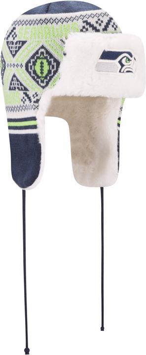 Immagine prodotto New Era Squadra NFL con pelliccia sintetica Festive Trapper (Taglia unica)