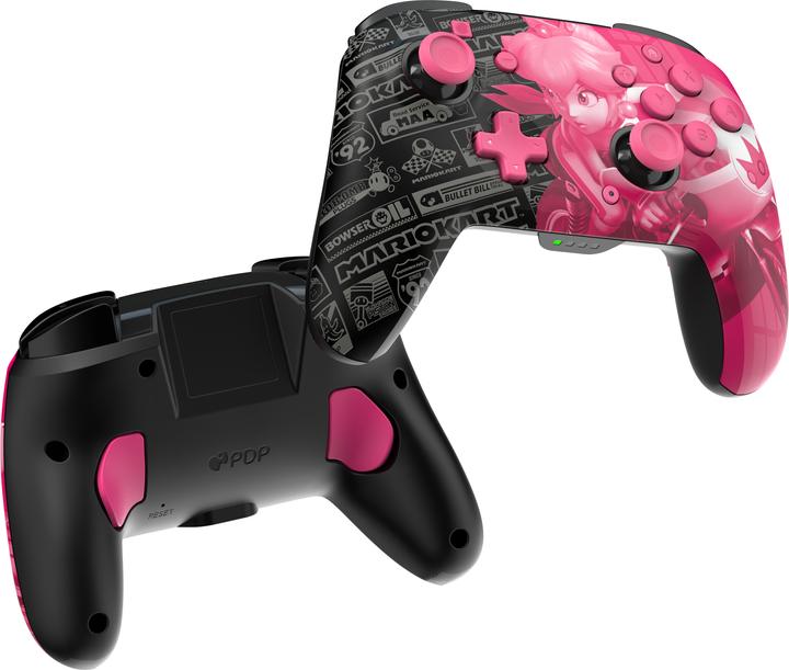 Produktbild PDP Rematch Glow Wireless Grand Prix Peach (Switch, Switch Lite, Switch OLED)