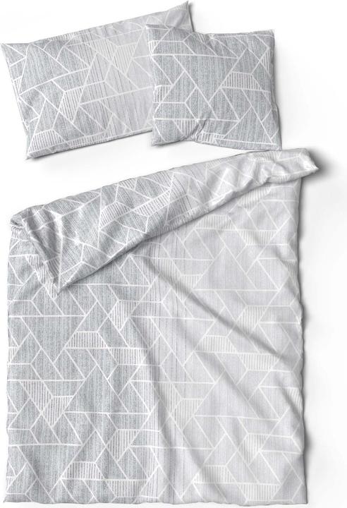 Immagine prodotto Lotus Bettwaren Création Biancheria da letto in raso Nalani (Copripiumino, 200 x 210 cm)