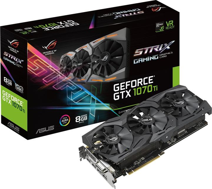 Produktbild ASUS GeForce ROG STRIX GTX 1070 Ti 8G GAMING (8 GB)