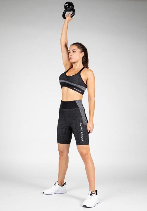 Immagine prodotto Gorilla Wear Reggiseno sportivo Selah senza cuciture - nero (XL)