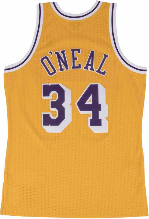 Actual product image Mitchell & Ness Shaquille O'neal Los Angeles Lakers 199697 Swingman Jersey (L)