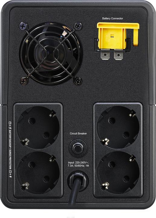 Produktbild APC Easy UPS BVX Series BVX1600LI-GR (1600 VA, 900 W, Line-Interaktiv USV)