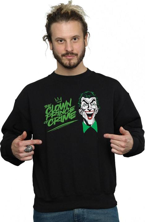 Actual product image Mens Batman Joker The Clown Prince Of Crime Cotton Sweatshirt (4XL)