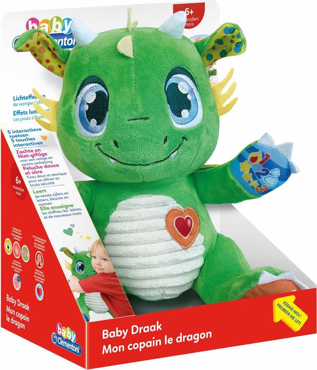 Image du produit Clementoni Bébé - Dragon interactif (33.50 cm)