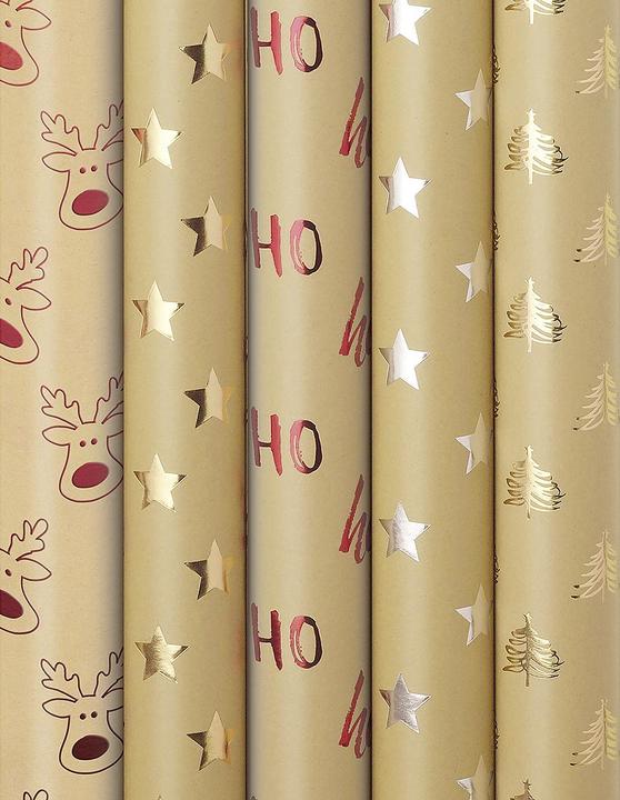 Actual product image Zoewie Christmas paper 'Shining Moments (Wrapping paper, 1 x)
