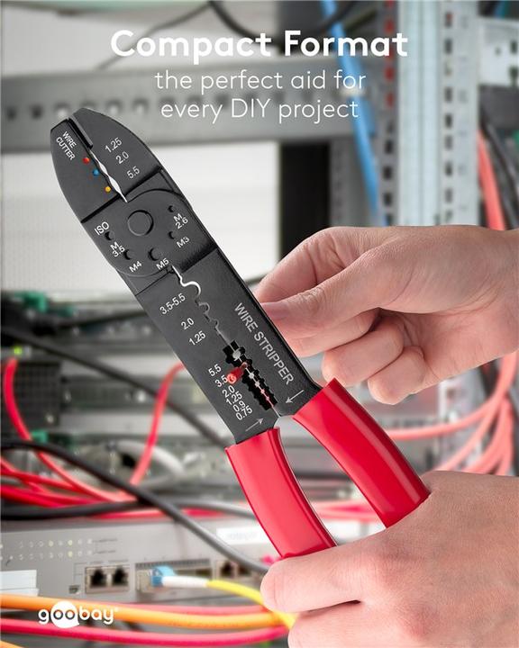 Produktbild FixPoint Crimpzange für isolierte Kabelschuhe