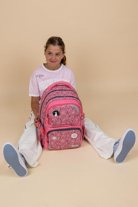 Produktbild Belmil Maxi Pack Schulrucksack mit Brustgurt 2tlg. Set "Love Star (22 l)