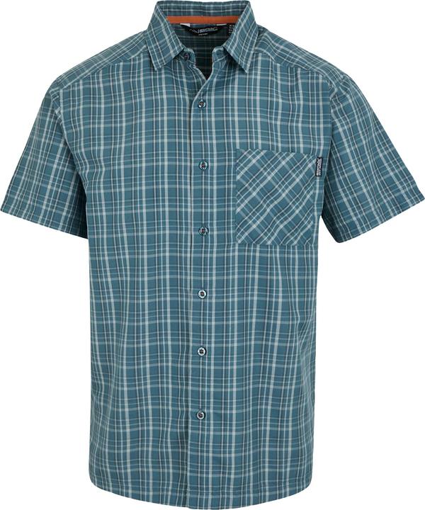 Actual product image Regatta Mens Mindano IX Checked Short-Sleeved Shirt (M)