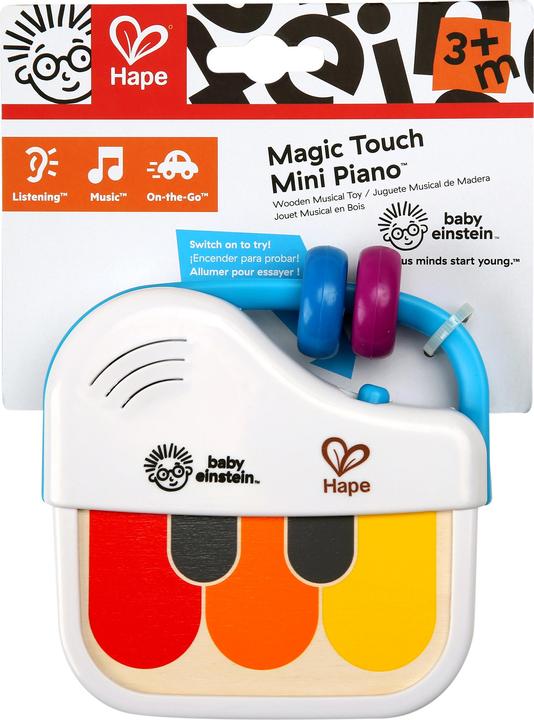 Produktbild Hape Mini Piano (Deutsch, Französisch, Italienisch, Englisch)