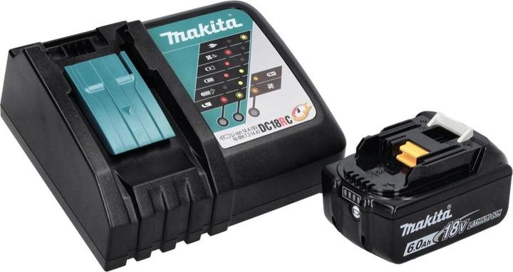 Image du produit Makita DGA 452 RG1J Meuleuse d'angle sans fil 18 V 115 mm + 1x batterie 6,0 Ah + chargeur + Makpac (115 mm)