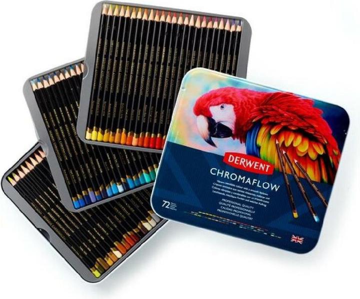 Derwent Chromaflow Buntstifte (Mehrfarbig, 72 x)