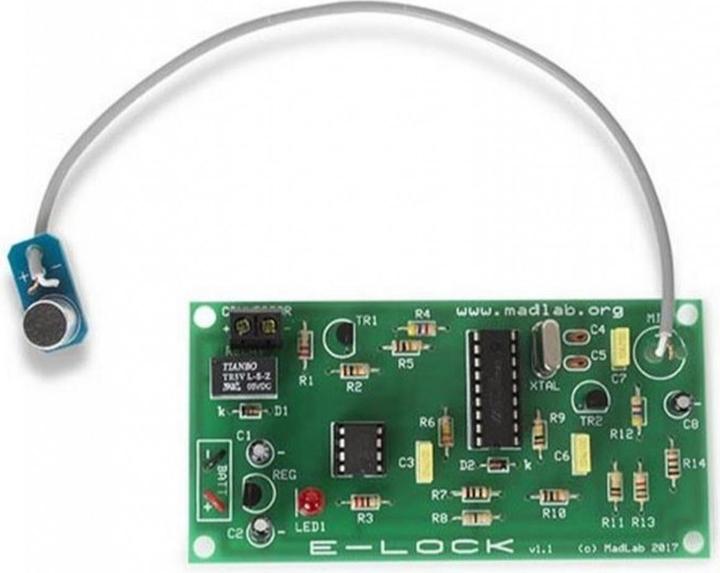 Actual product image Whadda Madlab Electronic Lock Kit