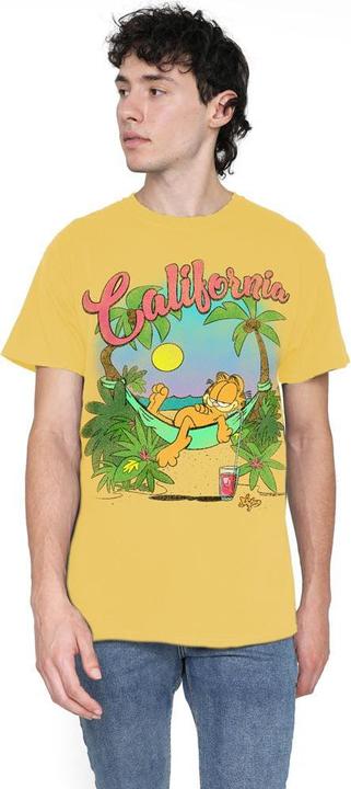 Actual product image Garfield Mens Beach Time T-Shirt (M)