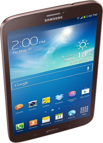 Actual product image Samsung Galaxy Tab 3 8.0 SM-T315 - WiFi (4G, 8", 16 GB, Brown, Gold)