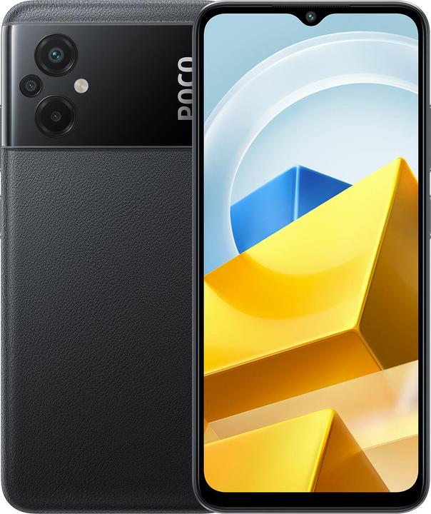 Xiaomi Poco M5 (128 GB, Black, 6.58", Dual SIM, 50 Mpx, 4G)