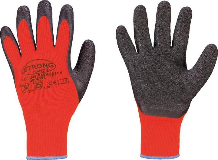 Stronghand Kälteschutzhandschuhe Rasmussen Grösse 9 orange/schwarz EN 388, EN 511 PSA-Kategorie II (9)