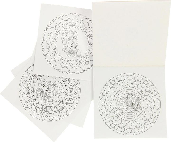 Produktbild Shimmer&Shine Shimmer & Shine Mini Mandala Malbuch