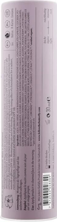 Nutritional values and ingredients Farfalla BB Cream Cistrose Medium Cream (Beige)