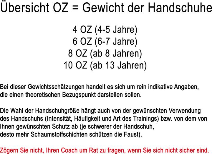 Valeurs nutritives et ingrédients 8Weapons Gants de boxe pour enfants - Jenny (8 OZ)