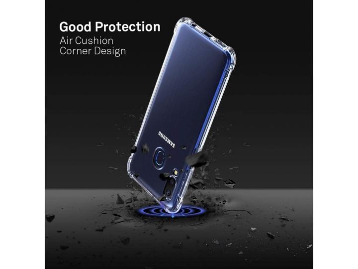 Actual product image Screenguard Samsung Galaxy A20e Case Crystal Soft Airbag Bumper (Samsung Galaxy A20e)