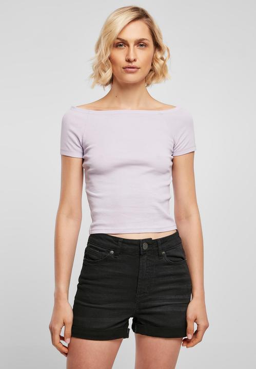 Actual product image Urban Classics Ladies Off Shoulder Rib Tee - 2416 (4XL)
