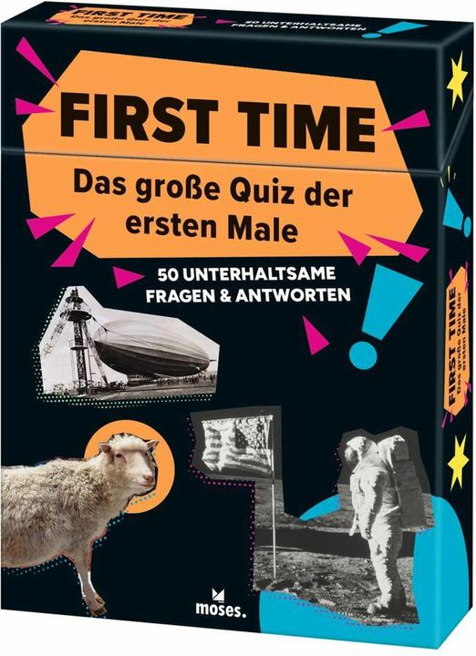 Produktbild First Time - Das grosse Quiz der ersten Male (Deutsch)