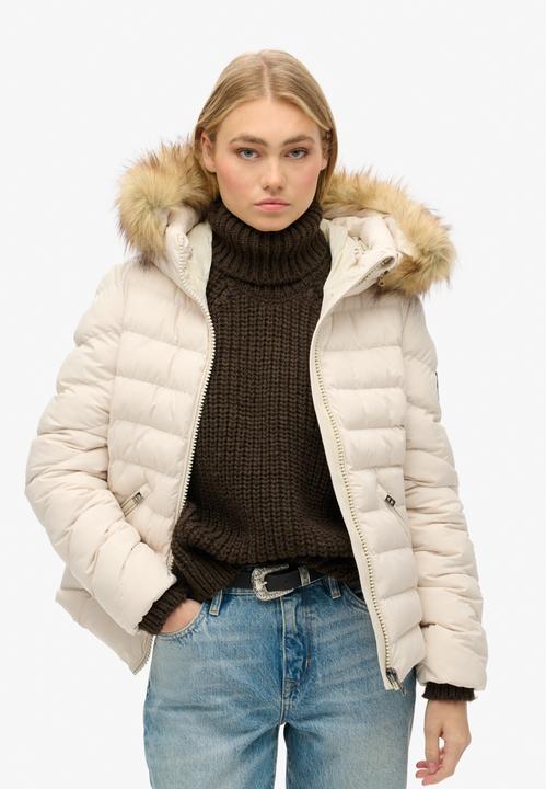 Immagine prodotto Superdry piumino imbottito da fuji faux fur (L)