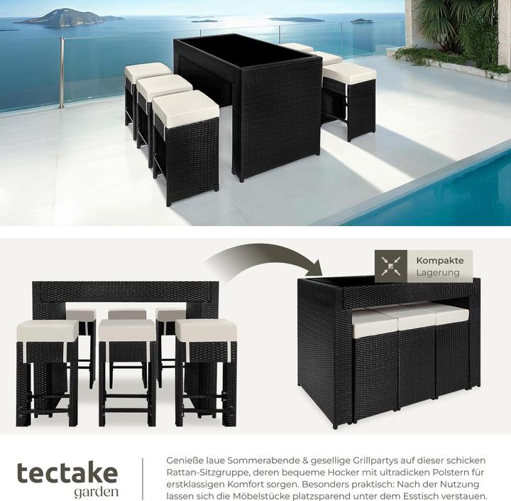 Produktbild tectake Rattan Sitzgruppe