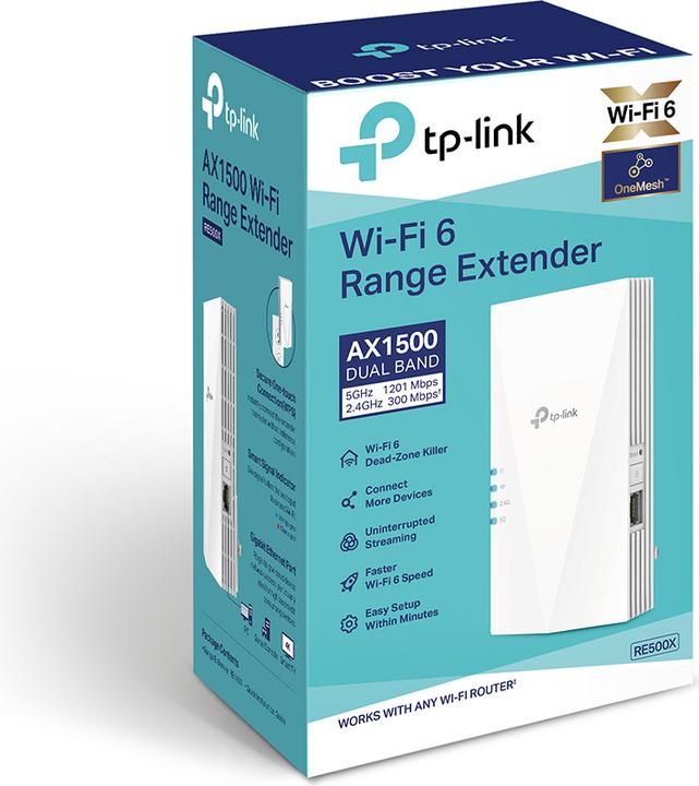 Image du produit TP-Link RE500X (1200 Mbit/s, 1200 Mbit/s)