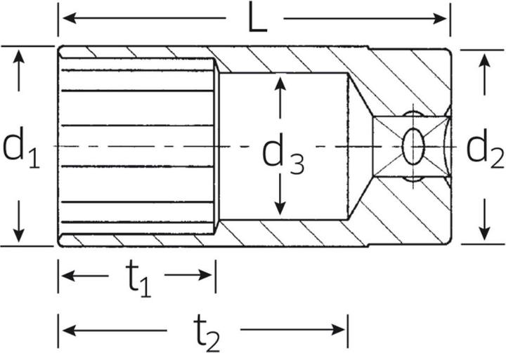 Productafbeelding Stahlwille Twaalfzijdige dopsleutel (10 mm)