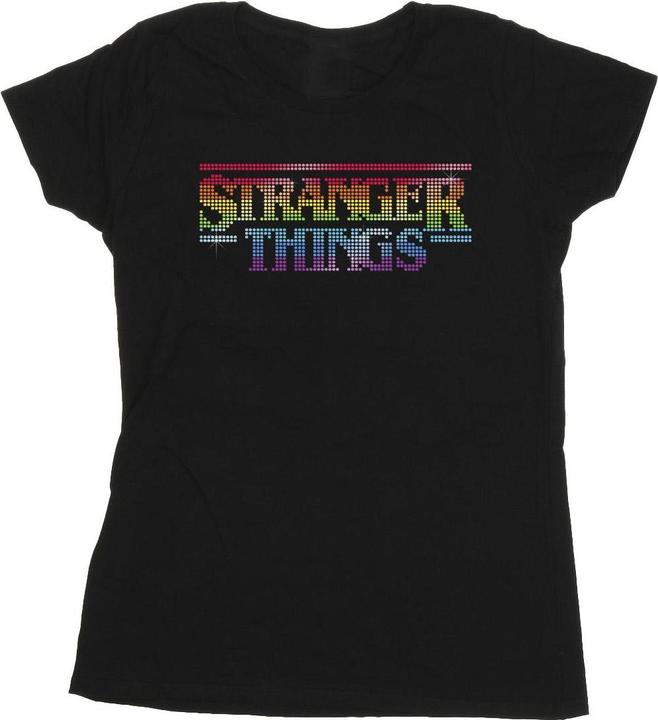 Produktbild Netflix Stranger Things Rainbow Dot Logo TShirt (L)